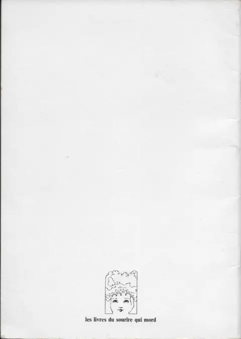 Verso de l'album Crapougneries