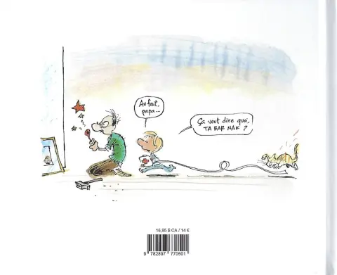 Verso de l'album Le Petit Tabarnak