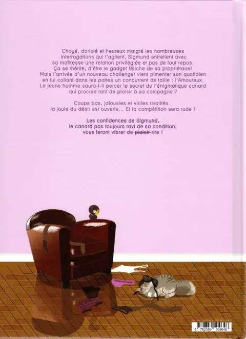Verso de l'album Confessions d'un canard sex-toy Tome 2 Libido(s)