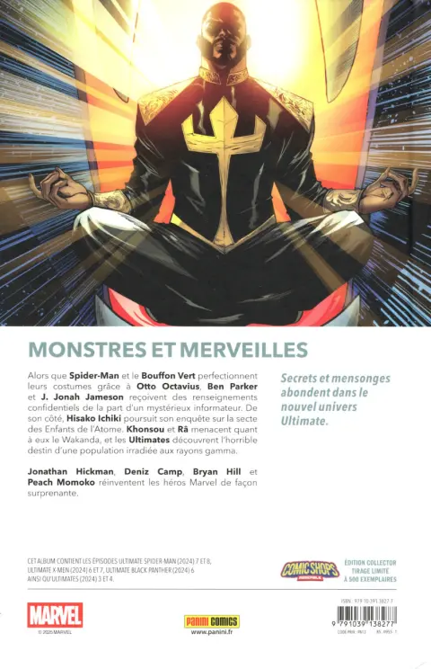 Verso de l'album Ultimate Universe Tome 04