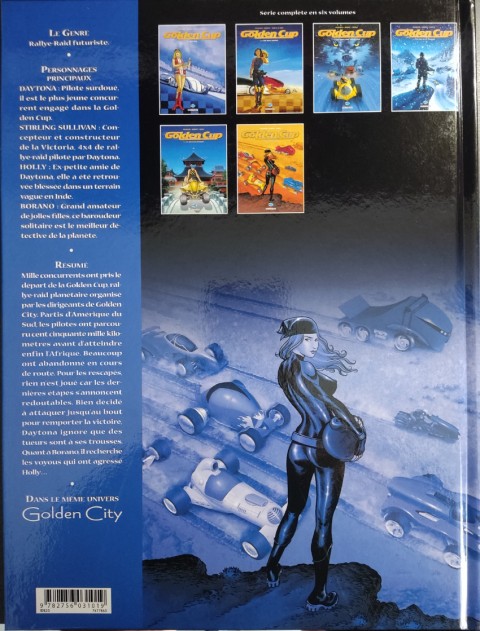 Verso de l'album Golden Cup Tome 6 Le truck infernal
