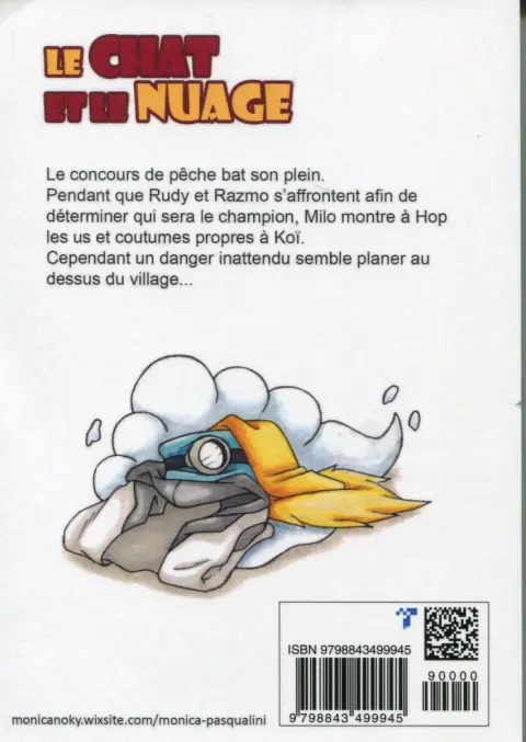 Verso de l'album Le chat et le nuage 2