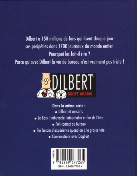 Verso de l'album Dilbert Vents d'Ouest Tome 4 N'humiliez jamais un collègue