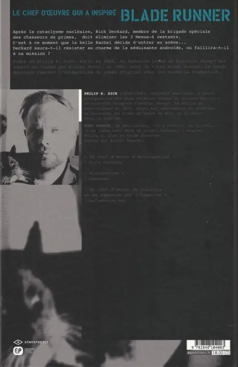 Verso de l'album Do androids dream of electric sheep ? Tome 5