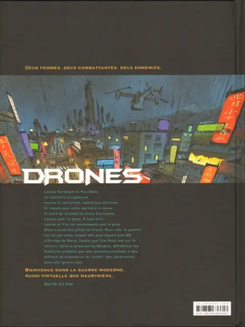 Verso de l'album Drones Tome 2 Post-Trauma