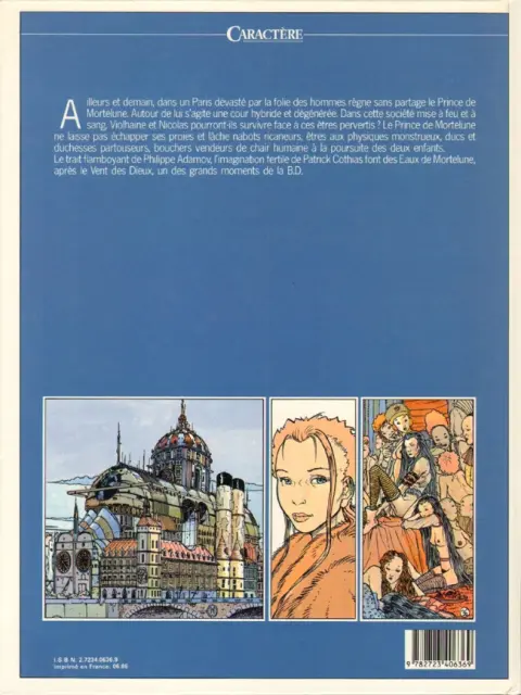 Verso de l'album Les eaux de Mortelune Tome 1 L'échiquier du rat