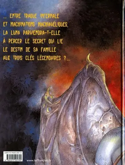Verso de l'album Les enfers