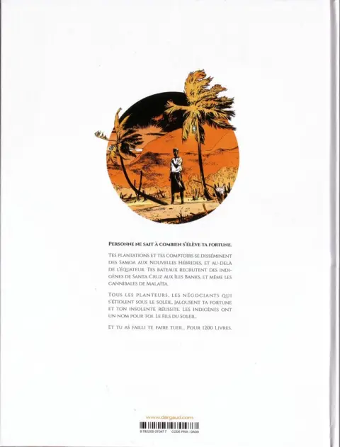 Verso de l'album Fils du soleil
