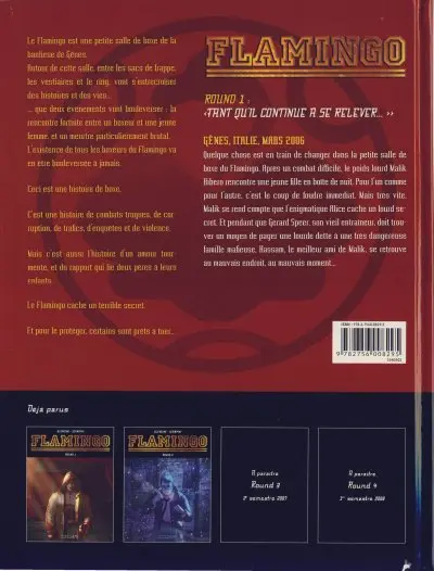 Verso de l'album Flamingo Tome 1 Tant qu'ils continuent à se lever