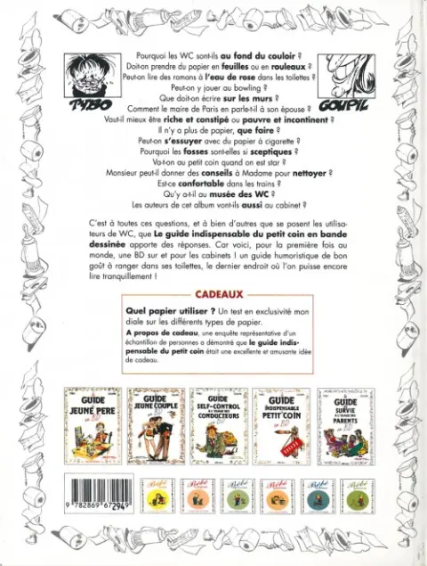 Verso de l'album Le Guide Tome 4 Le guide indispensable du petit coin