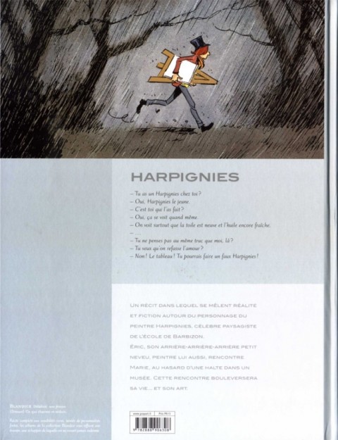 Verso de l'album Harpignies
