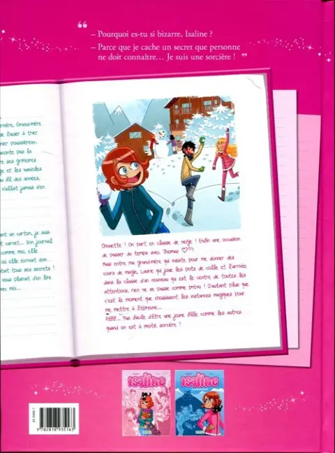 Verso de l'album Isaline Tome 2 Sorcellerie givrée