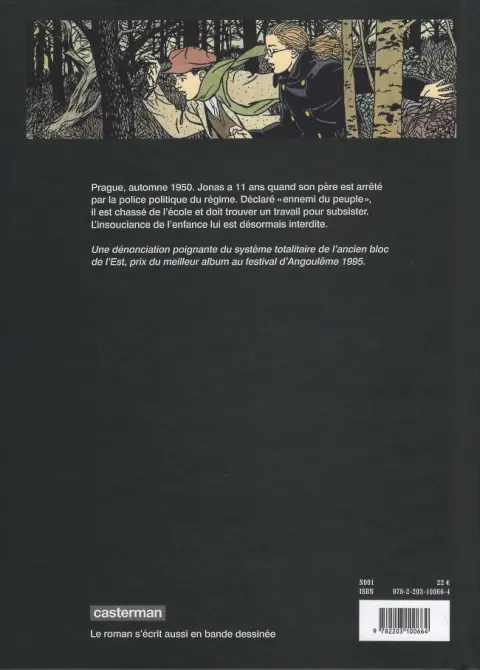 Verso de l'album Jonas Fink Ennemi du peuple