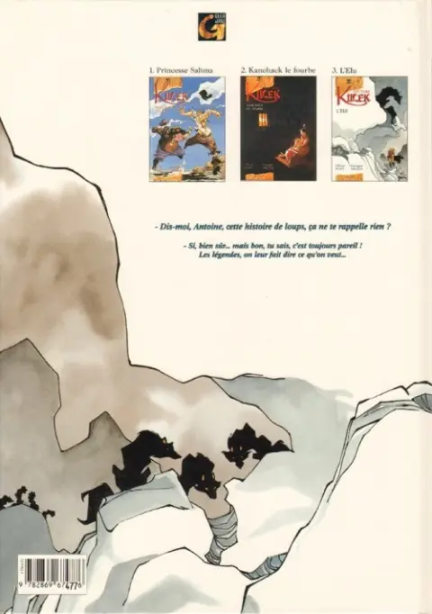 Verso de l'album Kucek Tome 3 L'élu
