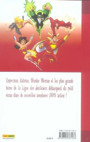 Verso de l'album La Ligue des justiciers Tome 1 Poker menteur
