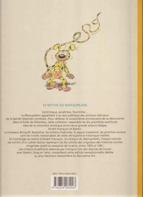 Verso de l'album Marsupilami Tome 7 L'or de boavista
