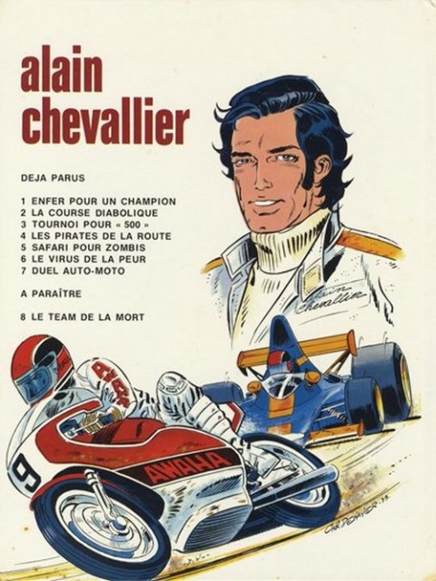 Verso de l'album Alain Chevallier Tome 7 Duel Auto Moto