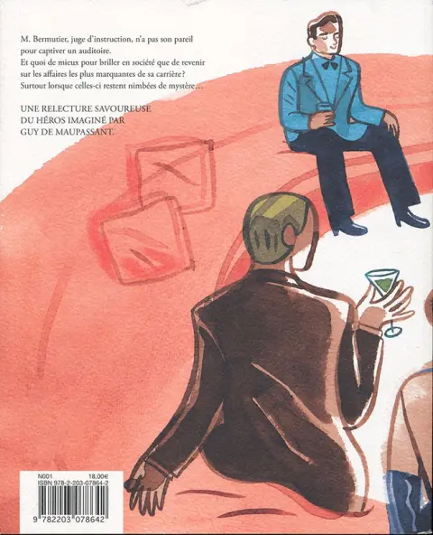 Verso de l'album Monsieur Bermutier