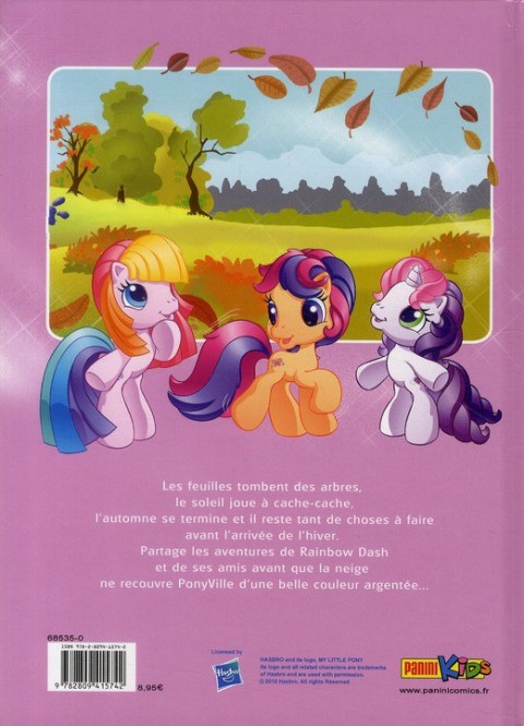 Verso de l'album My little Pony Tome 1 Mélodie d'automne