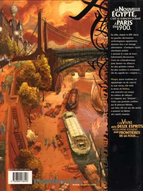 Verso de l'album Néfésis Tome 1 Résurrections