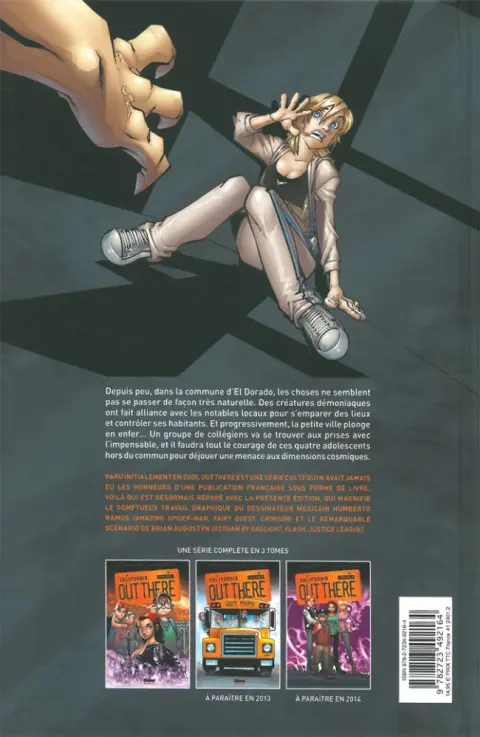 Verso de l'album Out there Tome 1