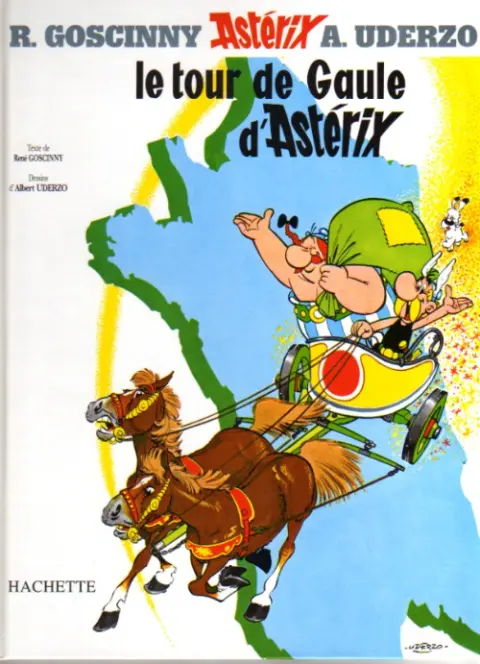 Couverture de l'album Astérix Tome 5 Le tour de Gaule d'Astérix
