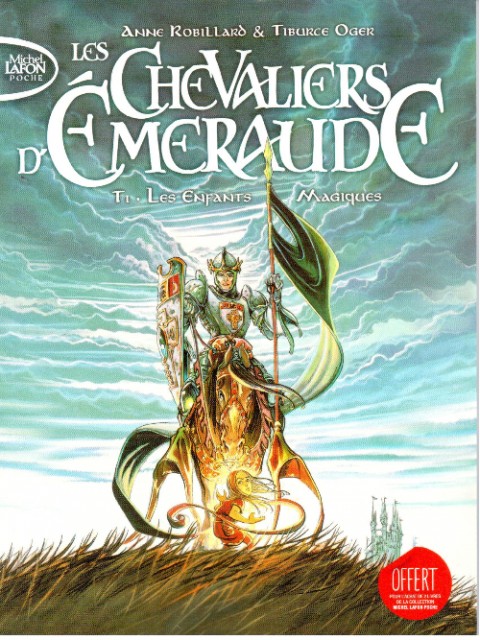Couverture de l'album Les Chevaliers d'Émeraude Casterman - Michel Lafon Tome 1 Les Enfants Magiques