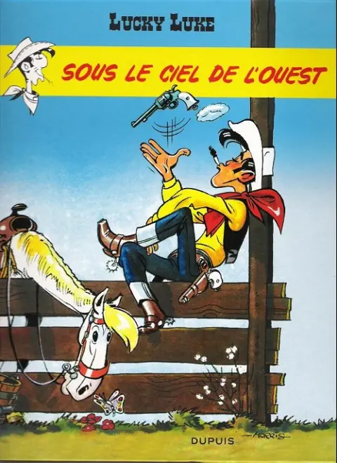 Couverture de l'album Lucky Luke Tome 4 Sous le ciel de l'Ouest