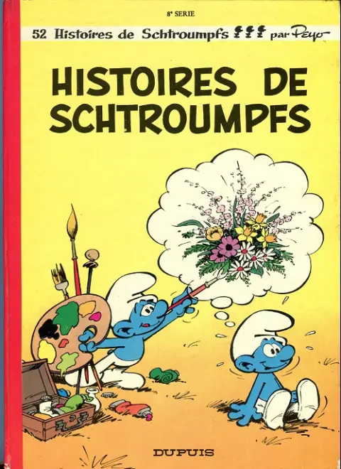 Couverture de l'album Les Schtroumpfs Tome 8 Histoires de Schtroumpfs