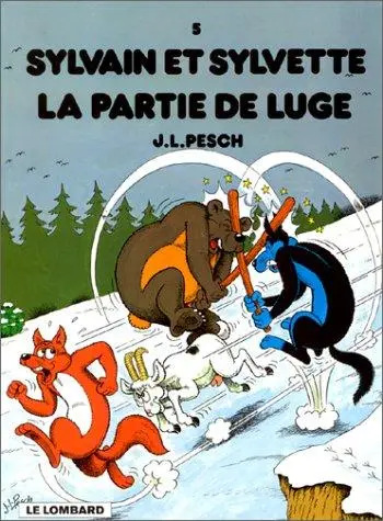 Couverture de l'album Sylvain et Sylvette Tome 5 La partie de luge
