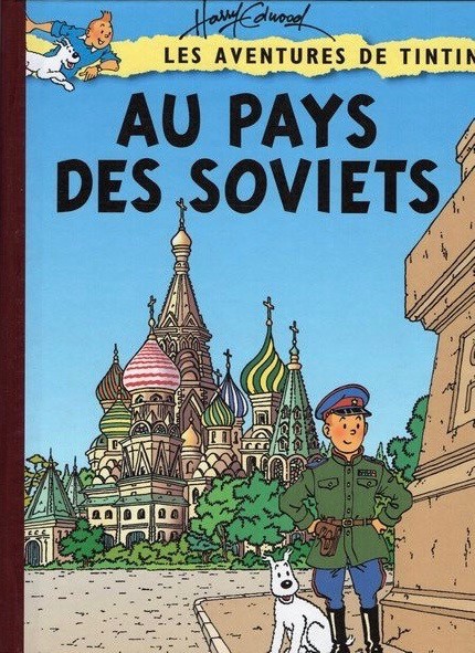 Couverture de l'album Tintin Les aventures de Tintin au pays des soviets.