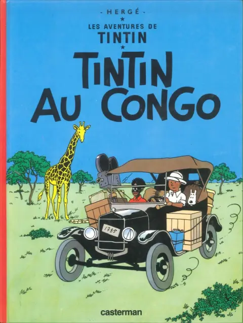 Couverture de l'album Tintin Tome 2 Tintin au Congo