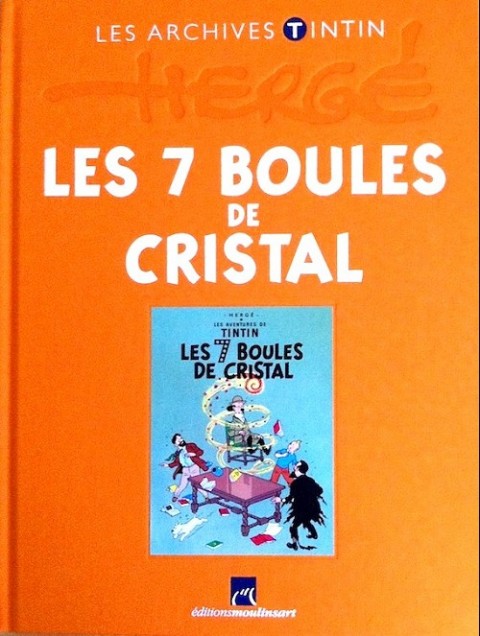 Couverture de l'album Les archives Tintin Tome 11 Les 7 Boules de Cristal