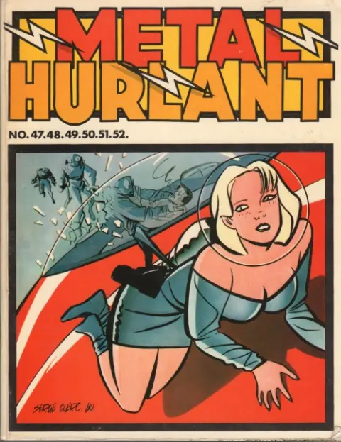 Métal Hurlant 11 Recueil Métal Hurlant n°47 à 52