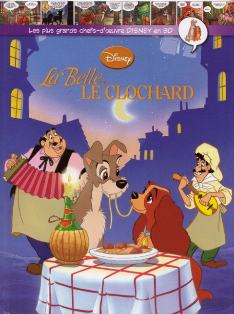 Les plus grands chefs-d'œuvre Disney en BD Tome 32 La Belle et le Clochard