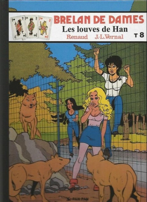 Couverture de l'album Brelan de dames Tome 8 Les louves de Han