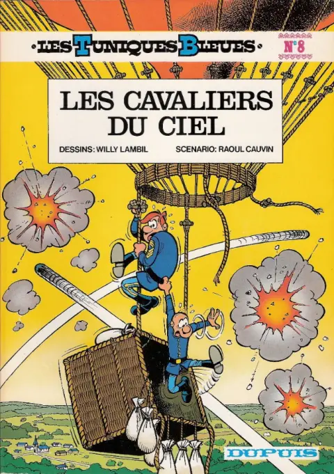 Couverture de l'album Les Tuniques Bleues Tome 8 Les cavaliers du ciel