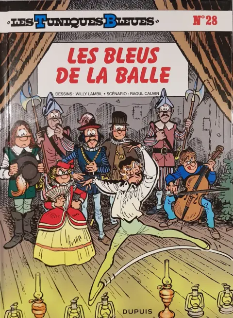 Couverture de l'album Les Tuniques Bleues Tome 28 Les Bleus de la Balle