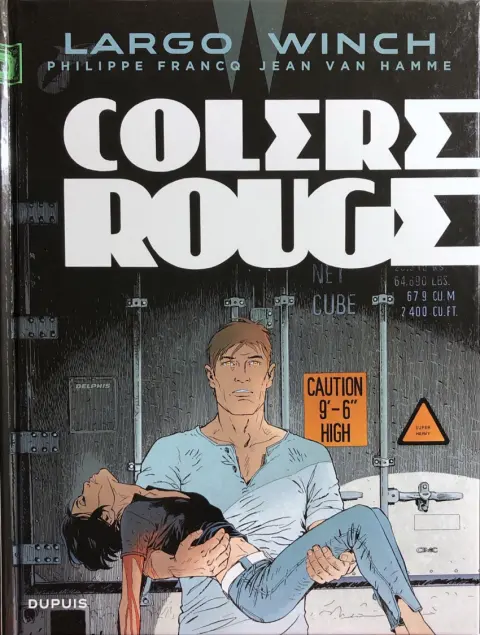 Couverture de l'album Largo Winch Tome 18 Colère Rouge