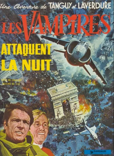Couverture de l'album Tanguy et Laverdure Tome 15 Les Vampires attaquent la nuit