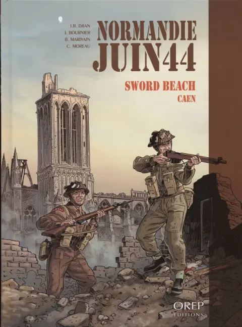 Couverture de l'album Normandie juin 44 Tome 4 Sword Beach - Caen