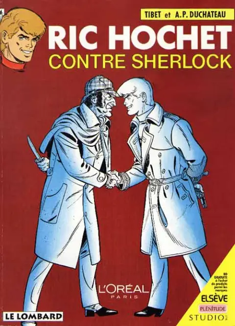 Couverture de l'album Ric Hochet Tome 44 Ric Hochet contre Sherlock