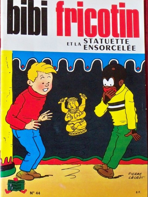 Couverture de l'album Bibi Fricotin 2e Série - Societé Parisienne d'Edition Tome 44 Bibi Fricotin et la statuette ensorcelée