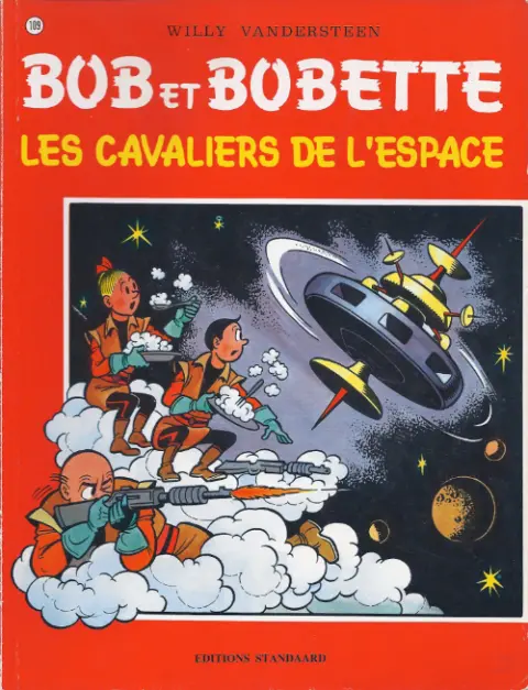 Couverture de l'album Bob et Bobette Tome 109 Les cavaliers de l'espace