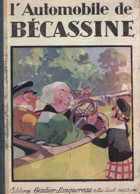 Couverture de l'album Bécassine Tome 14 L'automobile de Bécassine