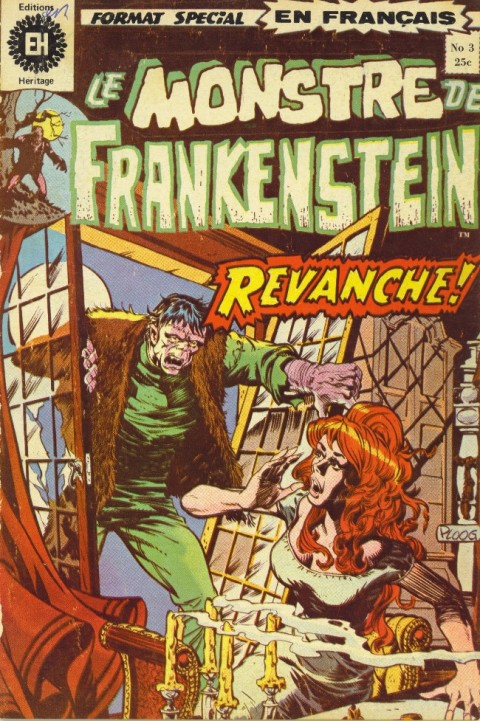 Couverture de l'album Le Monstre de Frankenstein Tome 3 La vengeance du monstre !