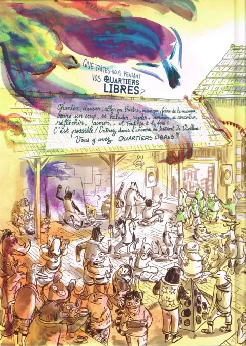Verso de l'album Quartiers libres