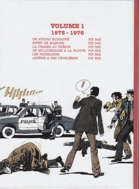 Verso de l'album Sandberg - Père & Fils Tome 1