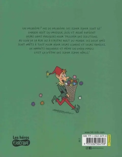 Verso de l'album Les Super super Tome 6 Pas de repos pour les héros