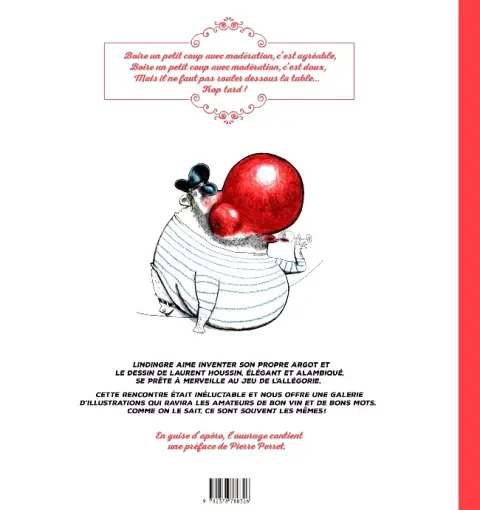 Verso de l'album La vie en rouge